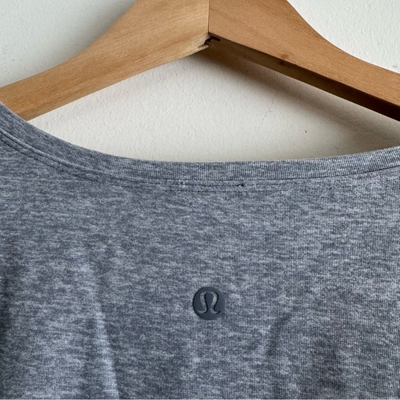 Lululemon Hit Unwind Long Sleeve Gray Top size medium - Picture 5 of 6